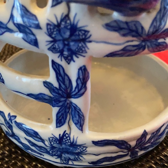 Vintage Porcelain Birdcage - Picture 8 of 13